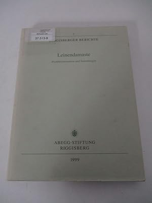 Bild des Verkufers fr Leinendamaste : Produktionszentren und Sammlungen. Abegg-Stiftung Riggisberg. Hrsg. von: Regula Schorte. Beitr. von Cornelis A. Burgers . / Riggisberger Berichte ; 7 zum Verkauf von Antiquariat Bookfarm