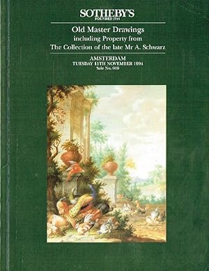 Sothebys November 1994 Old Master Drawings - Collection of Late Mr A. Schwarz