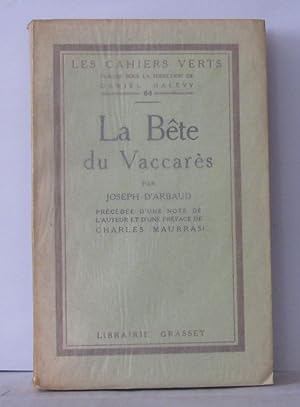 Seller image for La bte du Vacars for sale by Librairie Albert-Etienne