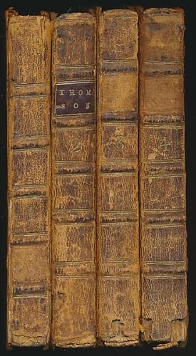 Image du vendeur pour The works of James Thomson. With his last corrections and improvements. In four volumes. [4 Bnde (komplett).] mis en vente par Antiquariat Lenzen