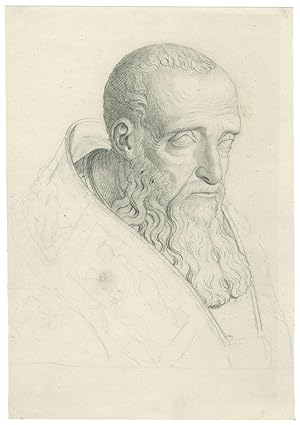 Seller image for Antonio Michele Ghislieri (1504-1572), seit 1566 Papst Pius V., nach rechts. for sale by Galerie Joseph Fach GmbH