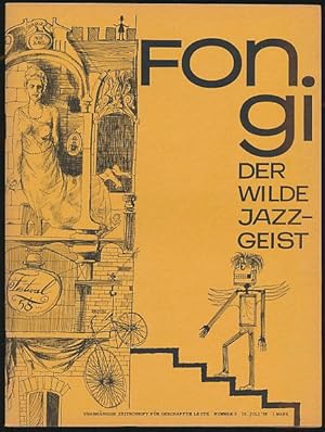 Bild des Verkufers fr Fongi. Der wilde Jazzgeist. Unabhngige Zeitschrift fr geschaffte Leute. Nummer 3/1958. zum Verkauf von Antiquariat Lenzen