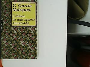 Imagen del vendedor de Crnica de una muerte anunciada. a la venta por Librera y Editorial Renacimiento, S.A.
