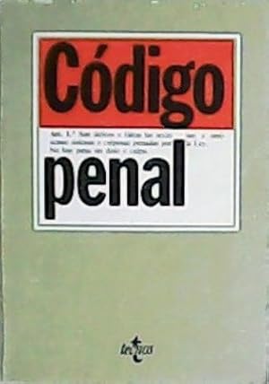 Imagen del vendedor de Cdigo Penal. a la venta por Librera y Editorial Renacimiento, S.A.