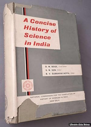 Bild des Verkufers fr A Concise History of Science in India zum Verkauf von Librairie Alain Brieux