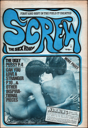 Bild des Verkufers fr Screw : The Sex Review, Vol. 1, No. 32 (October 13, 1969) zum Verkauf von Specific Object / David Platzker