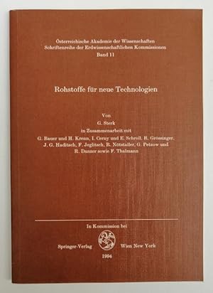 Immagine del venditore per Rohstoffe fr neue Technologien. Mit Bildern u. Tabellen venduto da Der Buchfreund