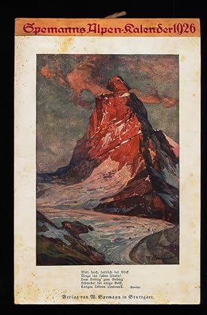 Spemanns Alpen-Kalender 1926 (vollständig)