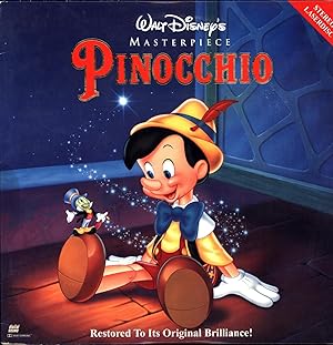 Bild des Verkufers fr Walt Disney's Masterpiece / Pinocchio / Restored To Its Original Brilliance! (STEREO LASERDISC, VIDEO DISC) zum Verkauf von Cat's Curiosities