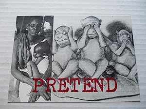 Seller image for Adrian Piper Pretend John Weber Gallery 1990 Exhibition invite postcard for sale by ANARTIST