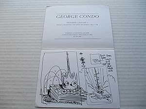 Immagine del venditore per George Condo Barbara Gladstone Gallery 1984 Exhibition invite postcard venduto da ANARTIST