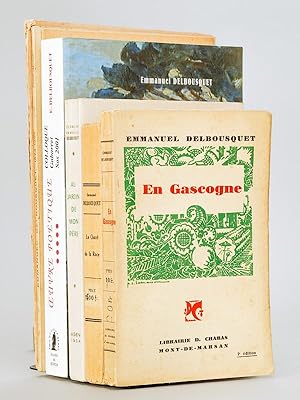 [ Lot de 7 ouvrages de ou sur l'écrivain Emmanuel Delbousquet ] Le Chant de la Race. Poèmes (1893...