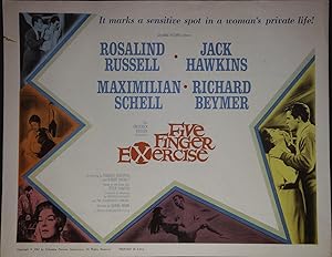 Seller image for Five Finger Exercise Lobby Title Card for sale by AcornBooksNH