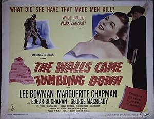 Imagen del vendedor de The Walls Came Tumbling Down Lobby Title Card a la venta por AcornBooksNH