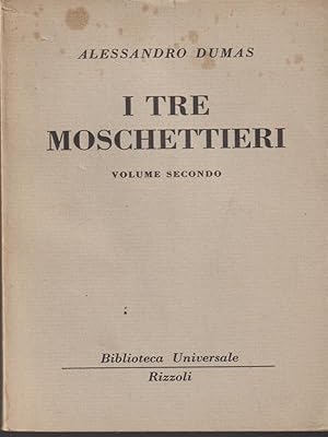 Bild des Verkufers fr I tre moschettieri vol II zum Verkauf von Librodifaccia