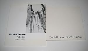 Bild des Verkufers fr 2 Bnde: Arbeiten. 1987 - 1997. / Daniel Loewe: Grafiken - Bilder. (Beide Bnde sind vom Knstler signiert). zum Verkauf von Antiquariat Kelifer