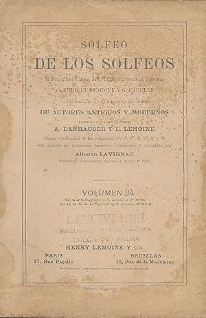 Imagen del vendedor de Solfeo de los Solfeos. Volumen 9A a la venta por Libros Sargantana