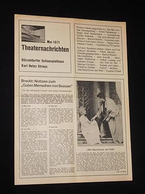 Image du vendeur pour Theaternachrichten des Dsseldorfer Schauspielhauses, Mai 1971 mis en vente par Fast alles Theater! Antiquariat fr die darstellenden Knste