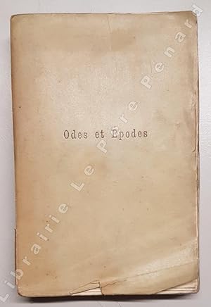 Imagen del vendedor de Odes et Epodes, chant sculaire a la venta por Librairie-Bouquinerie Le Pre Pnard