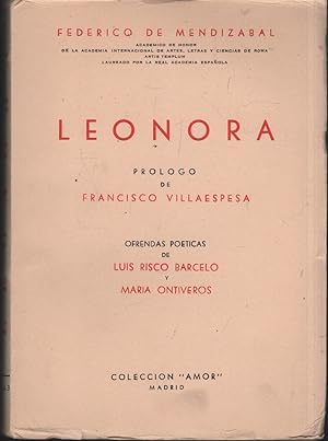 Immagine del venditore per LEONORA Coleccin Amor venduto da Librera Hijazo