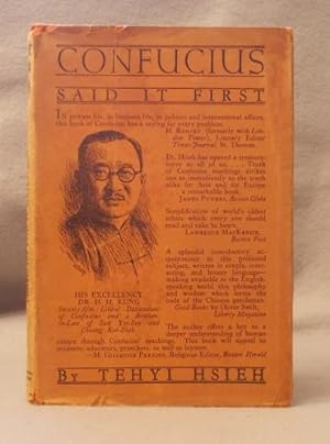 Seller image for Confucius Said it First for sale by Braintree Book Rack