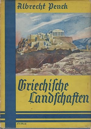 Bild des Verkufers fr Griechische Landschaften. Albrecht Penck zum Verkauf von Schrmann und Kiewning GbR