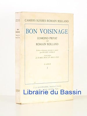 Seller image for Bon Voisinage Edmond Privat et Romain Rolland for sale by Librairie du Bassin