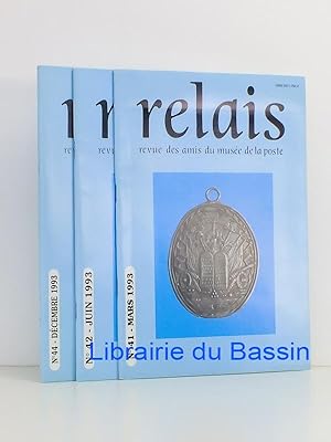 Imagen del vendedor de Relais Revue des amis du Muse de La Poste Numros 41, 42 et 44 a la venta por Librairie du Bassin