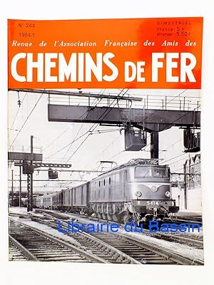 Chemins de Fer Revue de l'Association Française des Amis des Chemins de Fer Lot de 3 numéros n°24...
