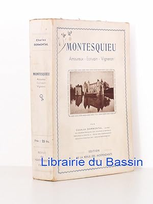 Seller image for Montesquieu Amoureux Ecrivain Vigneron for sale by Librairie du Bassin