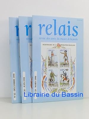 Imagen del vendedor de Relais Revue des amis du Muse de La Poste Numros 29, 30 et 32 a la venta por Librairie du Bassin
