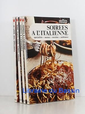 Lot 4 titres 1/ Le livre des grillades, pour recevoir à la ville comme à la campagne 2/ Bons plat...