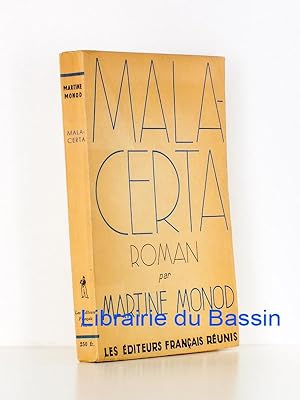 Image du vendeur pour Malacerta mis en vente par Librairie du Bassin