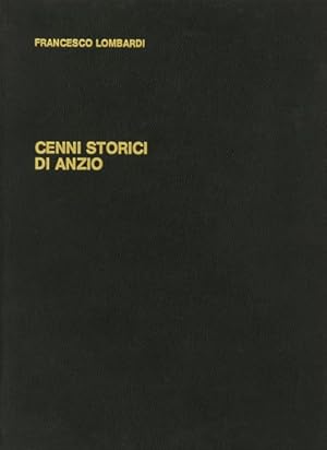 Bild des Verkufers fr Cenni storici di Anzio. zum Verkauf von FIRENZELIBRI SRL