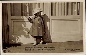 Bild des Verkufers fr Ansichtskarte / Postkarte Prinzessin Alexandrine von Preuen, Tochter des Kronprinzen Wilhelm von Preuen, NPG 6246 zum Verkauf von akpool GmbH