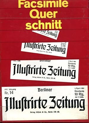 Image du vendeur pour Facsimile Querschnitt Berliner Illustrirte Zeitung mis en vente par Bcher & Meehr
