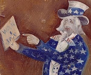 War I Say [caption title of Spanish-American War-Era Uncle Sam Painting]