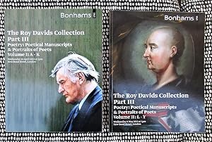 POETICAL MANUSCRIPTS & PORTRAITS of POETS Roy Davids Collection VOLUMES I & II