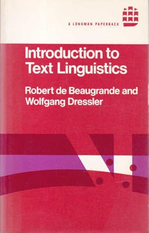 Immagine del venditore per Introduction to Text Linguistics (Longman Linguistics Library) venduto da Goulds Book Arcade, Sydney