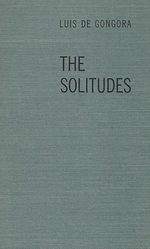Seller image for The Solitudes. Translated and with an introduction by Edward Meryon Wilson. Revised and edited by Willis Barnstone. for sale by Inanna Rare Books Ltd.