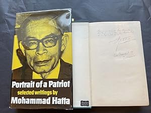 Collection of two, personally signed and inscribed books from the library of Mohammad Hatta to Sa...