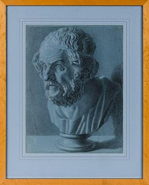 Greek Philosopher Head (Epicurus or Plato).