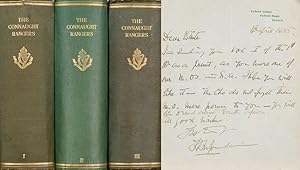 Seller image for The Connaught Rangers [Including Autograph / Signed Letter by Jourdain] - Volume I: 1st Battalion - formerly 88th Foot / Volume II: 2nd Battalion - formerly 94th Foot / Volume III: 5th & 6th Battalions in the Great War. for sale by Inanna Rare Books Ltd.