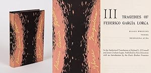 Image du vendeur pour Three Tragedies of Federico Garcia Lorca: Blood Wedding - Yerma - Bernarda Alba. mis en vente par Inanna Rare Books Ltd.
