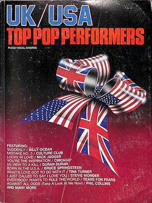 Imagen del vendedor de UK/USA Top Pop Performers Piano/Vocal/Chords a la venta por WeBuyBooks