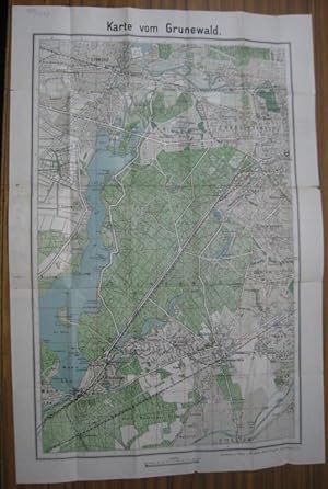 Karte vom Grunewald. 1 : 22 000.