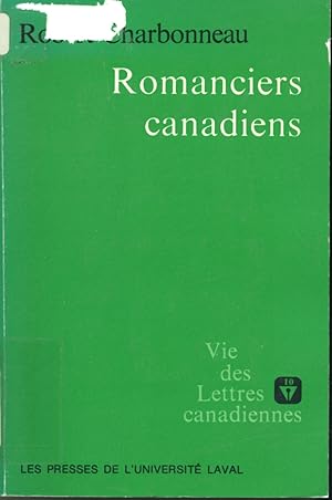 Seller image for Romanciers canadiens for sale by Librairie Le Nord