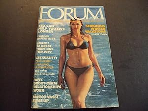 Image du vendeur pour Forum Jan 1979 50 New Turn Ons, Asexuality: Mick Jagger, Andy Warhol mis en vente par Joseph M Zunno