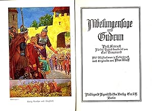 Nibelungensage - Nach Simrock für die Jugend mit Illustrationen in Farbendruck nach Originalen vo...
