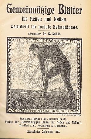 Gemeinnützige Blätter für Hessen und Nassau: Zeitschrift für Soziale Heimatkunde. (14. Jahrgang 1...